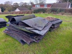 2no pallet of rubber matting