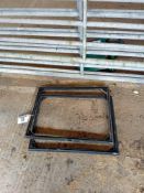 2no manhole cover frames