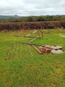 1no gate and quantity metal parts