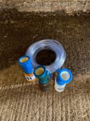 3no teat dippers and pipe