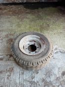 Single Greckster 10.0 75 - 15.3 wheel and tyre