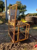 Pallet Tine Mounted Man Cage