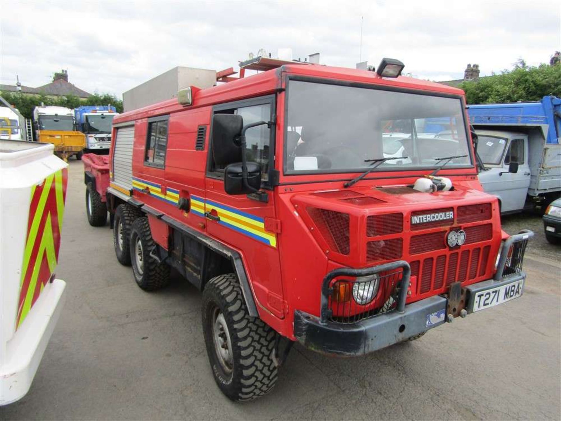 Styer Fire Engine Pinzgauer Steyr Puch 6 Wheel Drive Fire Engine,
