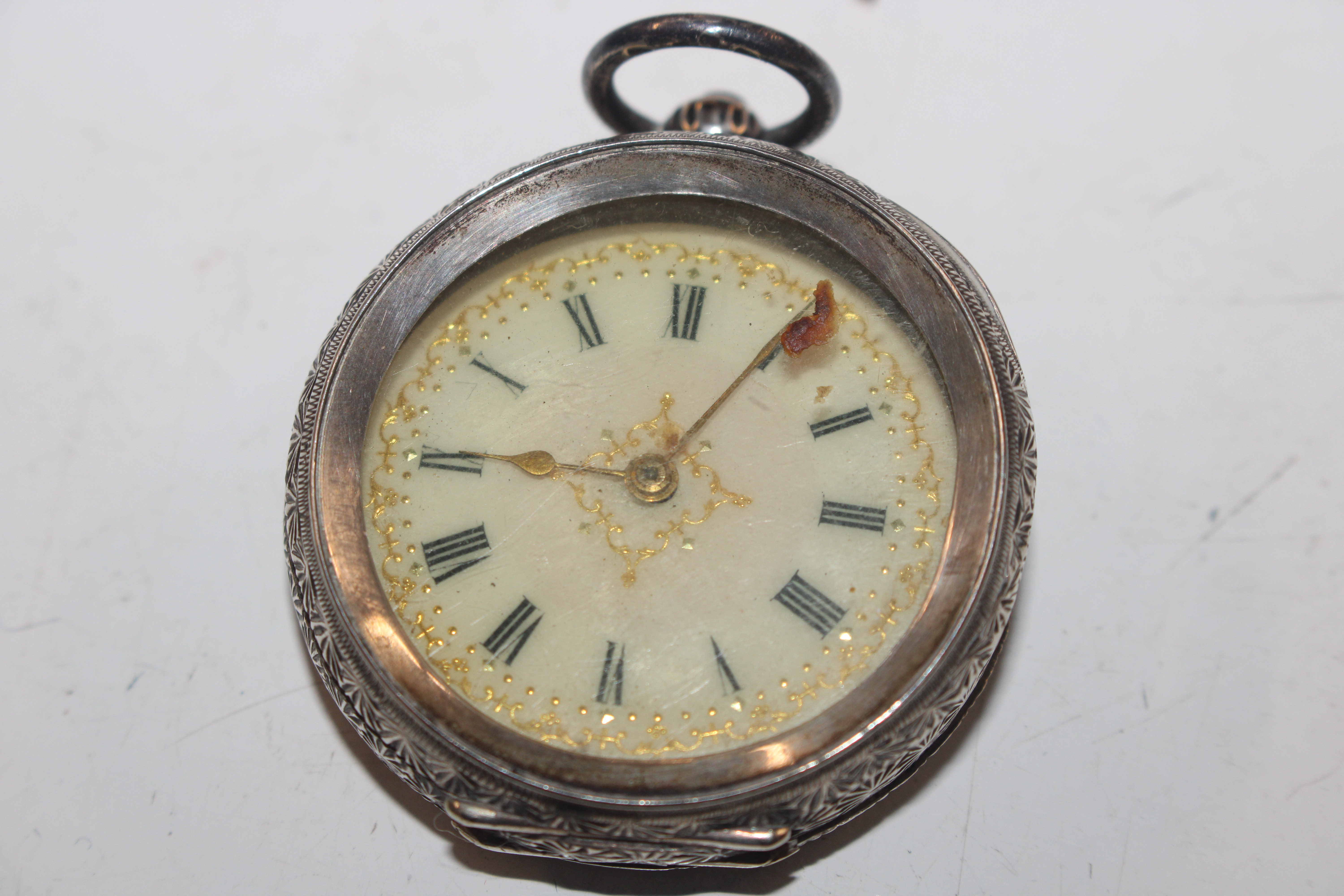 A silver cream jug, approx. 108gms; a vesta case; - Image 14 of 18