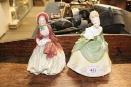 Two Royal Doulton figures 