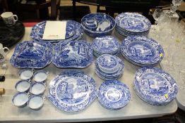 A large quantity of Copeland Spode 