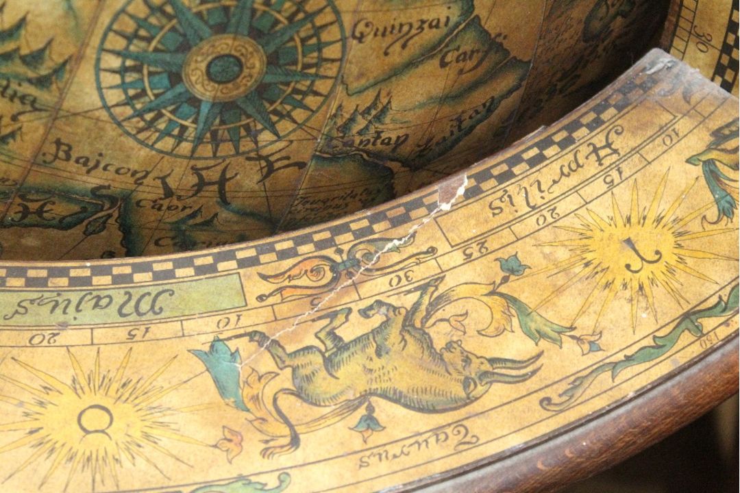 A large world globe on stand - Image 6 of 6