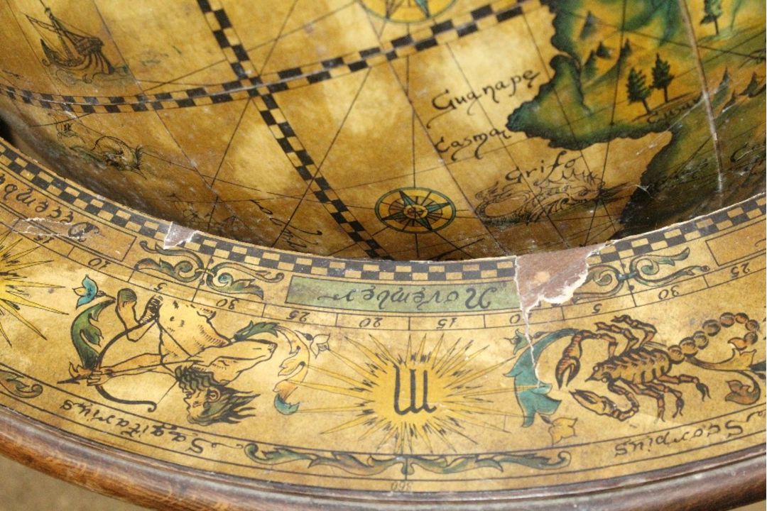 A large world globe on stand - Image 5 of 6
