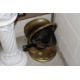 An antique copper warming pan with turned wooden h - Image 2 of 4