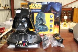 A boxed Darth Vader telephone