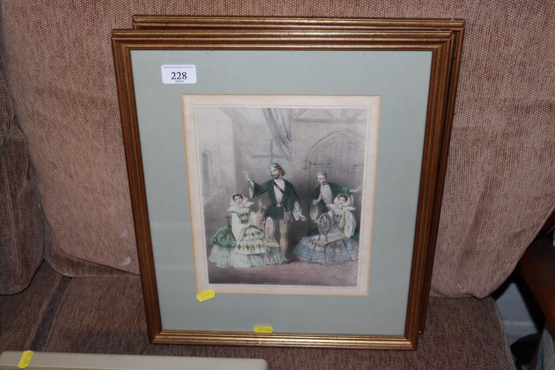 Two framed and glazed prints after J. Brandard - Image 1 of 2