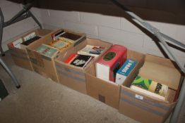 Three boxes of miscellaneous French language books