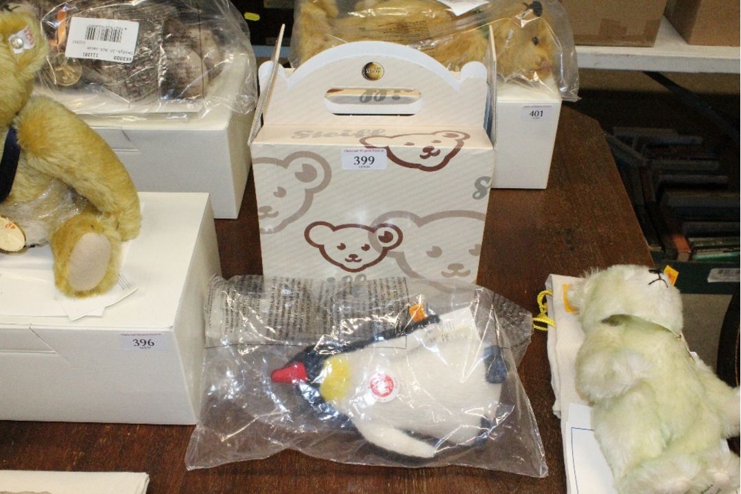 A boxed Steiff Penguin