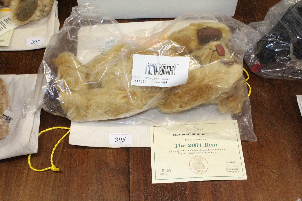 A Steiff Teddy Bear with Steiff cloth bag