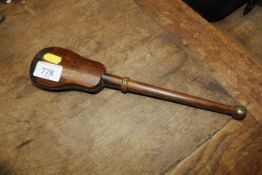 A part set of opium scales in violin shaped case