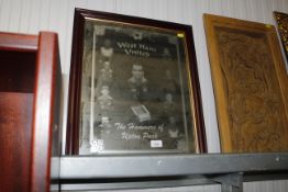 A West Ham United souvenir mirror