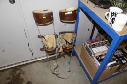 A pair of vintage leg braces