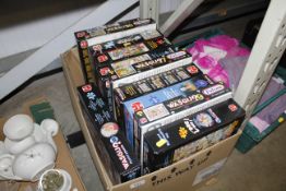 A box of eleven Wasjig puzzles