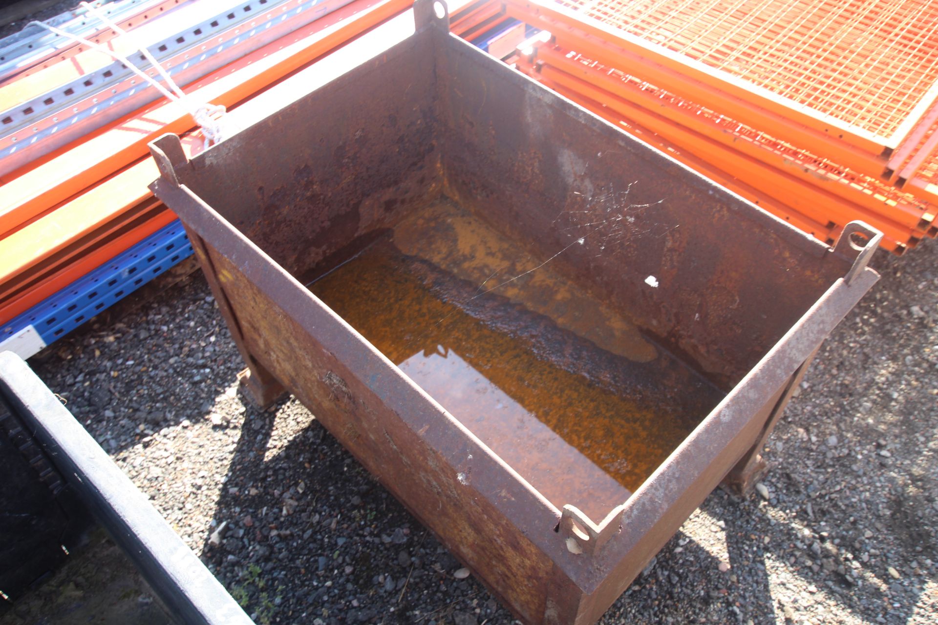 Metal parts bin. - Image 2 of 2