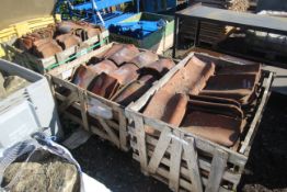 3x Stillages of Pan tiles