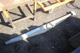 Ifor Williams drawbar rail.