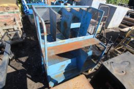 Part storage trolley.