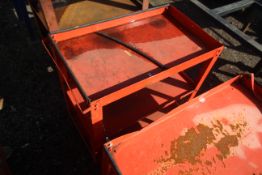 Workshop trolley.