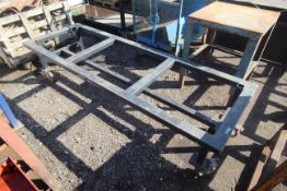 Low level workshop trolley.