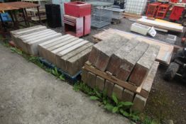 4x pallets of kerb stones.