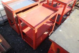 Workshop trolley.