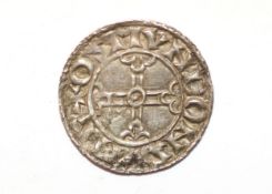 An Edward the Confessor (1042-1066) penny, pointed helmet type