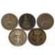 Five Victorian groats, including two Maundy fourpence pieces - Image 1 of 3