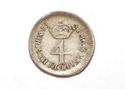A George I 1727 Maundy fourpence