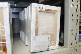 A packet of A5 canvases