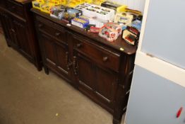 An oak Ercol sideboard