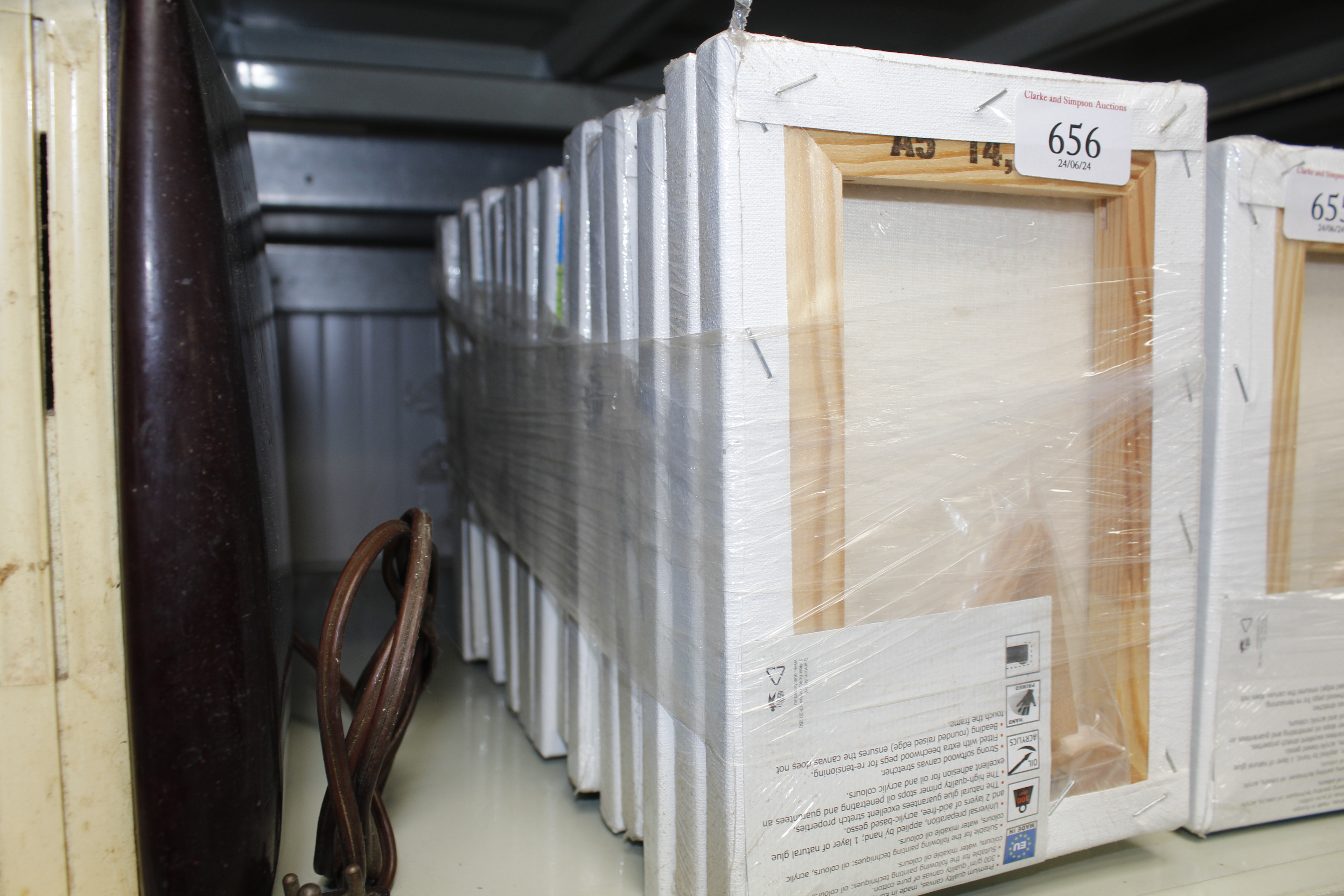 A packet of A5 canvases