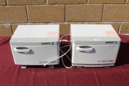 2x UV towel warmers SUBJECT TO VAT