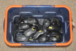 A box containing a quantity of USB and Bluetooth computer mice SUBJECT TO VAT