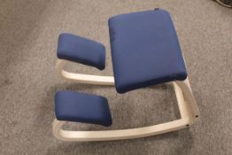 Ergonomic rocking kneeling chair SUBJECT TO VAT