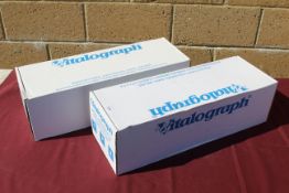 2x Vitalograph 2040 3L precision syringes, unused in original boxes SUBJECT TO VAT