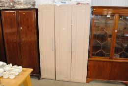 A modern three door wardrobe