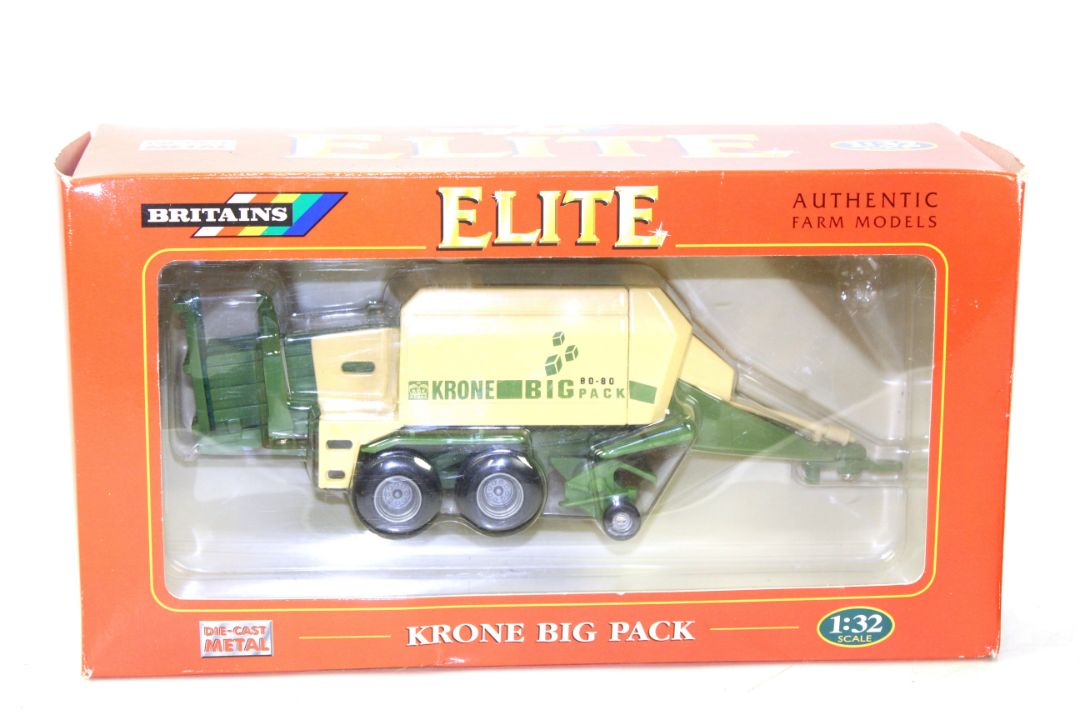 A Britains Elite Krone Big Pack baler No15040; Britains Ertl John Deere 7930 tractor No.42266; - Image 2 of 4