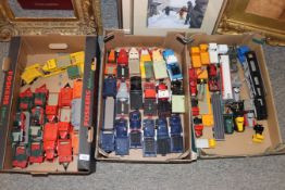 A collection of Corgi and other heavy haulage series vehicles