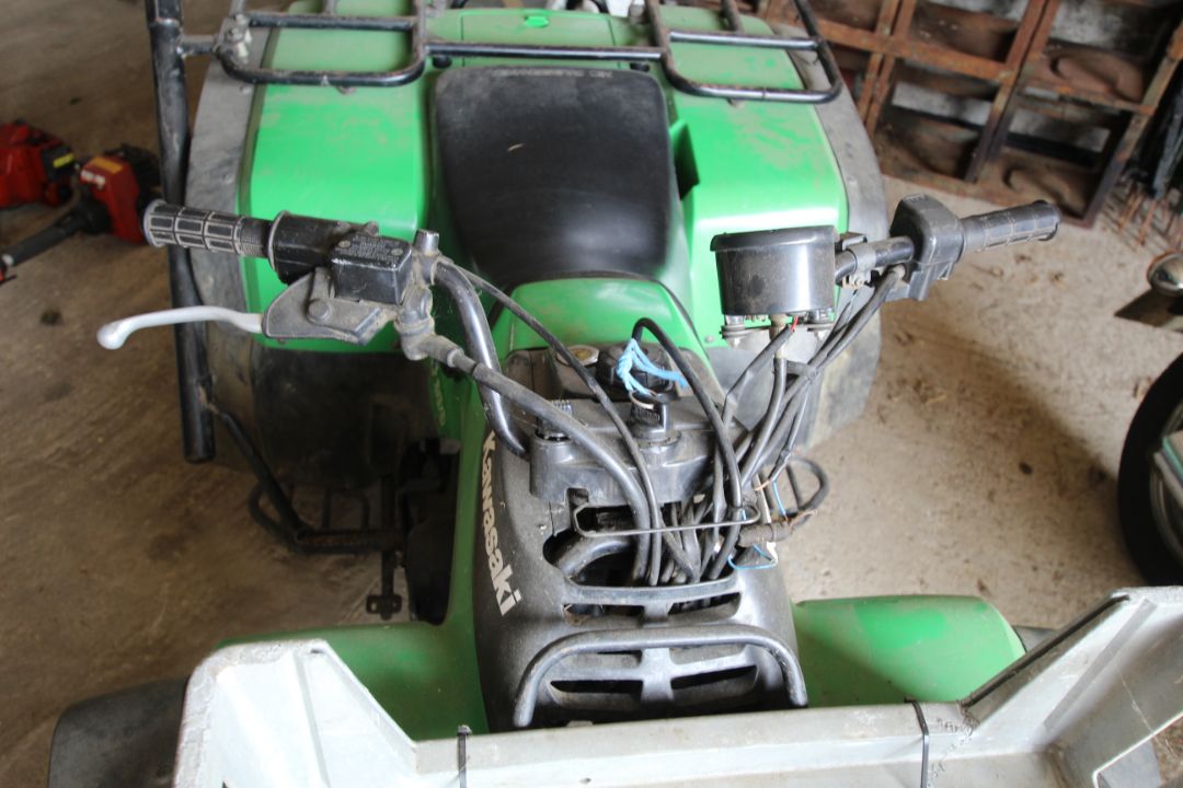 Kawasaki KLF 300 2WD quad bike. 3,396 miles. Owned from new. Key held. NO VAT - Image 4 of 27