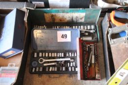 3x part socket sets. NO VAT