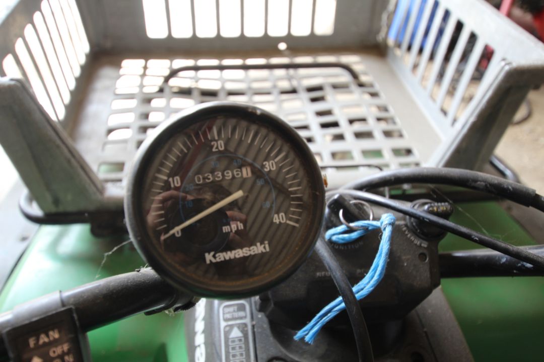 Kawasaki KLF 300 2WD quad bike. 3,396 miles. Owned from new. Key held. NO VAT - Image 25 of 27