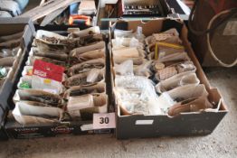 2x Trays of fasteners. NO VAT
