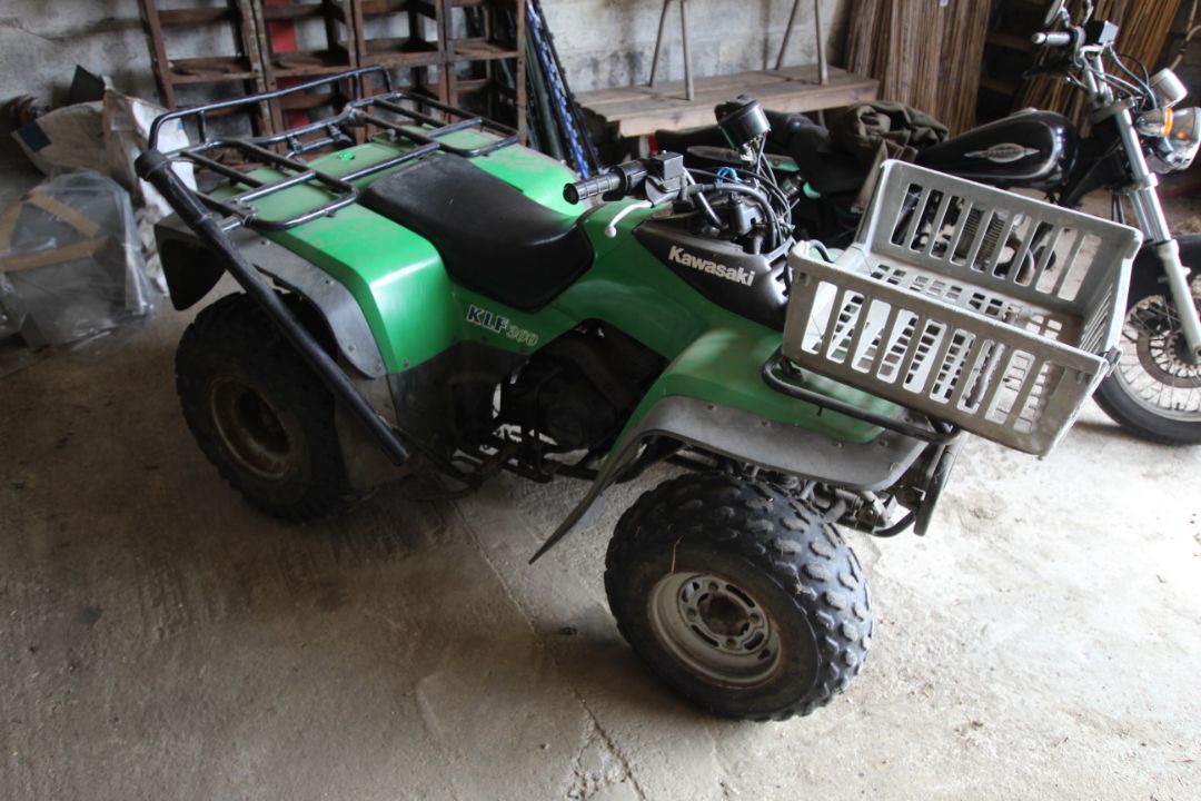 Kawasaki KLF 300 2WD quad bike. 3,396 miles. Owned from new. Key held. NO VAT - Image 2 of 27