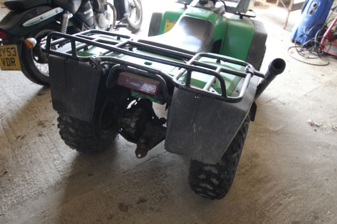 Kawasaki KLF 300 2WD quad bike. 3,396 miles. Owned from new. Key held. NO VAT - Image 15 of 27