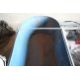 A large blue painted twin handled bath. NO VAT - Image 3 of 3
